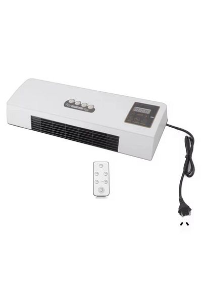 Rovitech Aparat de aer condiționat portabil, 2 în 1, 1800W, termostat electronic, afișaj LED, temporizator, răcire și încălzire