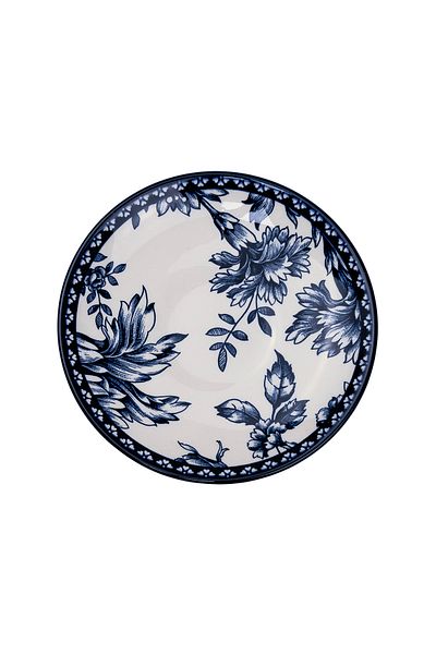 Claytan Rhapsody 240ml Dark Blue Ceramic Cup & Saucer Set (Set of 1)