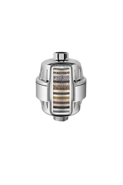 Tzappy Filtru de apă premium pentru duș cu 25 de etape de filtrare Tzappy, 2 filtre incluse, Elimină clorul,