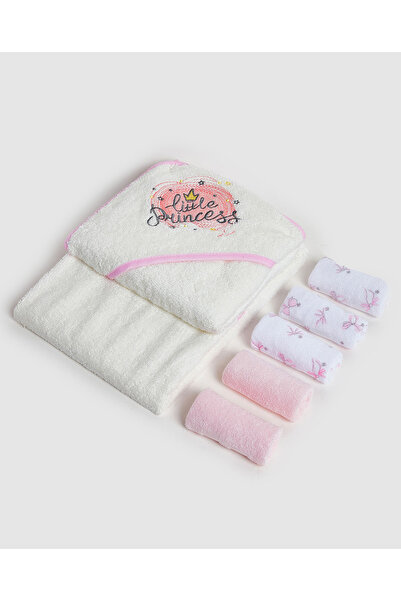 R&B Ecru TOWEL 0-6M