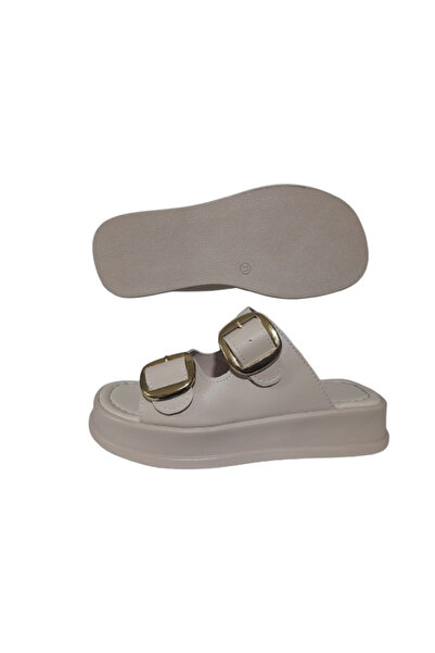 CEYLANLAR Double Buckle Women's Stylish Slippers