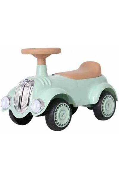 N2Y Children's Classic Ride-On Car by iToy, Red, 57 × 27 × 36 cm, Retro Design