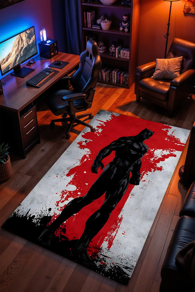 Charmbi Marvel Eskitme Desenli Kaymaz Taban Makinede Yıkanabilir Gaming Oyunc...