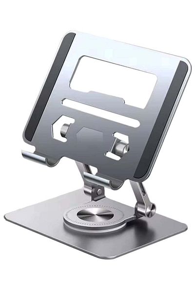 Generic Professional Aluminum Alloy Laptop Stand - 360-Degree Adjustable