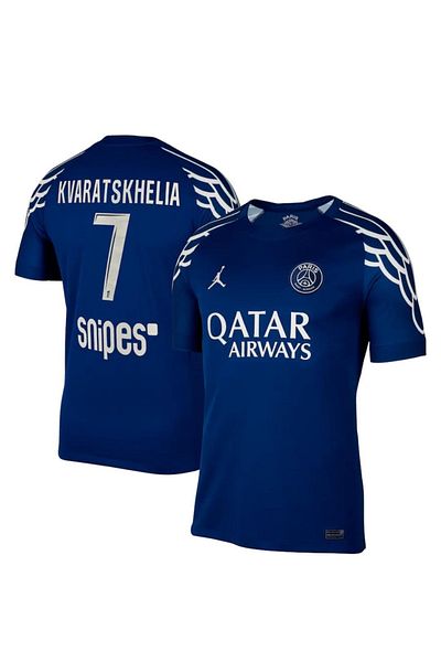 MONTENERO Psg New Season Kvaratskhelia Alternate Jersey (Fourth Kit)