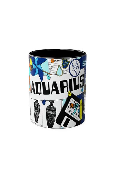 DUBLEMETRE Aquarius Printed Mug