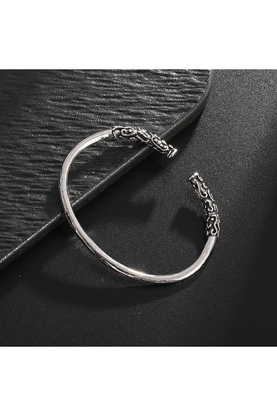 Viking Adjustable Monkey King Design Stainless&Tarnish Free 316L Steel Bracelet