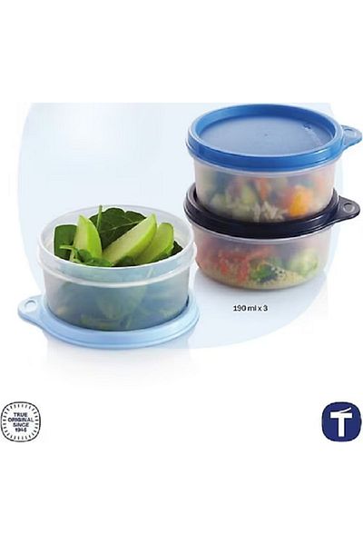 Tupperware Candy Triple Storage Container Set of 3
