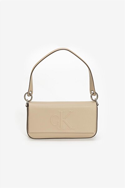 Calvin Klein Kadın Bej Omuz Çantası