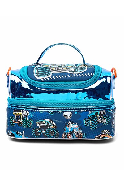 R&B Dark blue BOYS DOUBLE LAYER LUNCH BAG