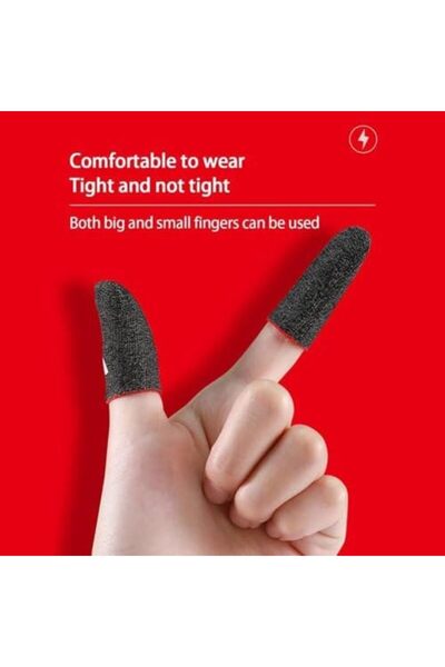 NO N4ME Goodren Pair of High-Sensitivity Gaming Finger Sleeves, Sweatproof, Breathable, Ultra-Thin Seamless