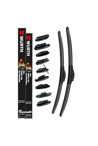 Würth Audi A3 Dört Mevsim Sileceği Plus 2'Li Takımı 2012-2021 (650Mm+450Mm)