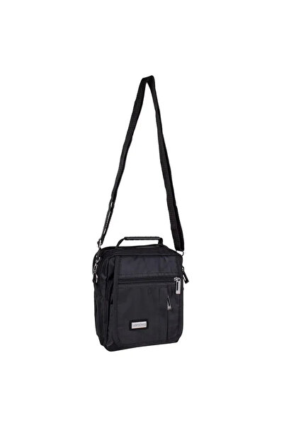 Monalisa Home 2248 حقيبة يد رجالية فاخرة باللون الأسود كبيرة الحجم مع مساحة ت...