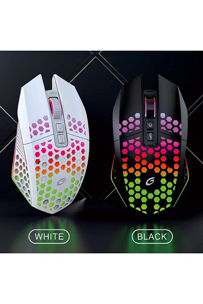O.L by ODISSEY LIFE Mouse Wireless Profesional pentru Home & Office ODISSEY LIFE®, Reincarcabil, Iluminare RGB
