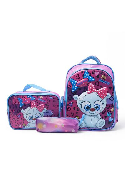 Shihon Girls School Backpack Set 3 Pieces 14 Inch