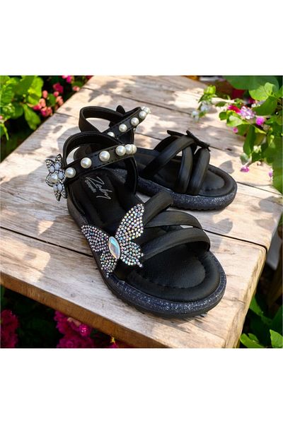 Hızlı Al Girl's Sandals. Girl's Sandals with Pulls Suitable for Daily Use. Pull Model
