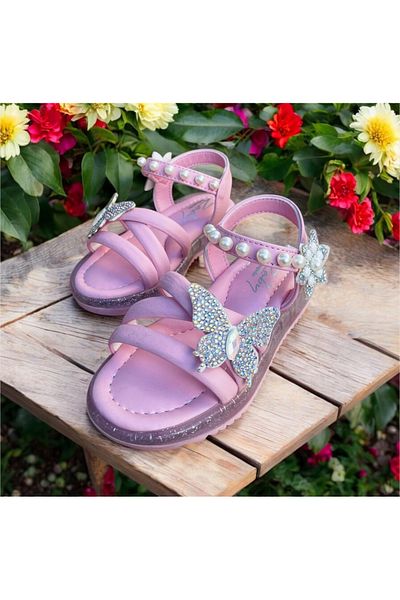 Hızlı Al Girl's Sandals. Girl's Sandals with Pulls Suitable for Daily Use. Pull Model