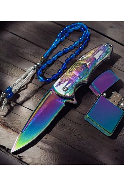 VAS.QUE Ayı Kabartmalı Çelik Çakı