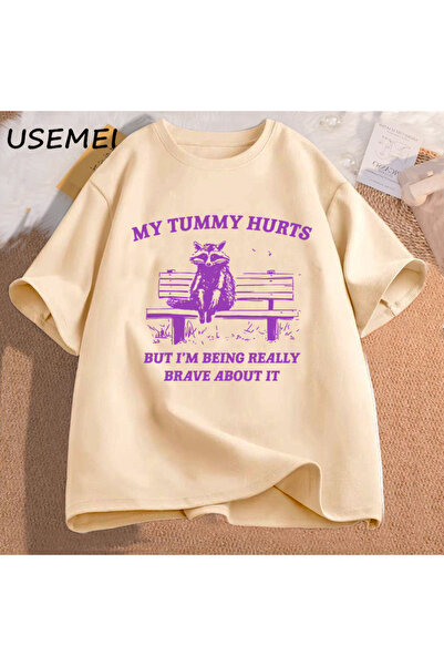 Tarzsokak Ανδρικό μπλουζάκι Το κοιλιά μου πονάει, αλλά να είσαι πραγματικά γε...