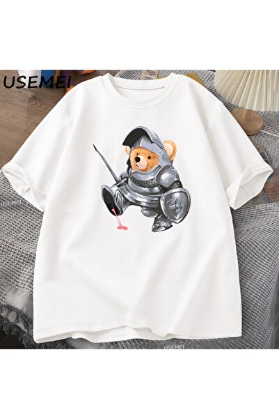 Tarzsokak Αστείο γραφικό μπλουζάκι με αρκουδάκι Ανδρικό βαμβακερό κοντομάνικο...