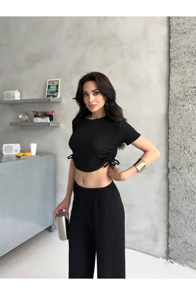 Butik Pembe Mavisi Petekli Takım