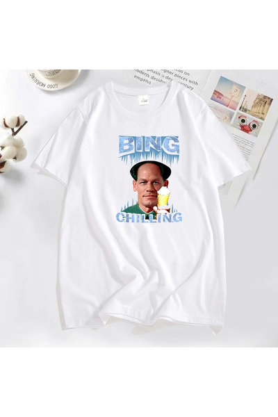 Tarzsokak Tricou pentru bărbați Bing cooling Retro John Xina înghețată, bumba...