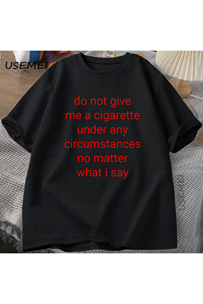 Tarzsokak Ne daj mi cigarete majica kratkih rukava muška Y2K grafička majica ...