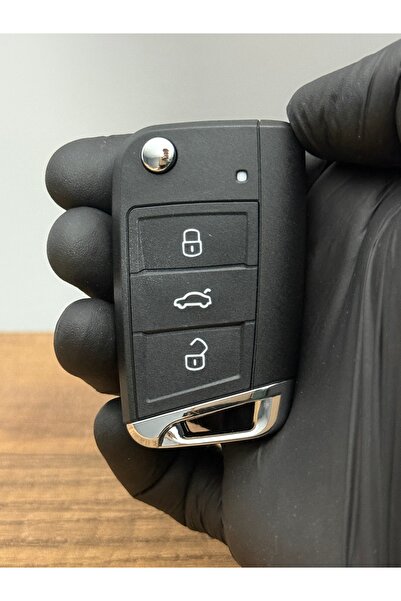 Mavi Keys Carcasă pentru telecomandă cu 3 butoane pentru Volkswagen Golf - Jetta Skoda Octavia Superb Seat Leon