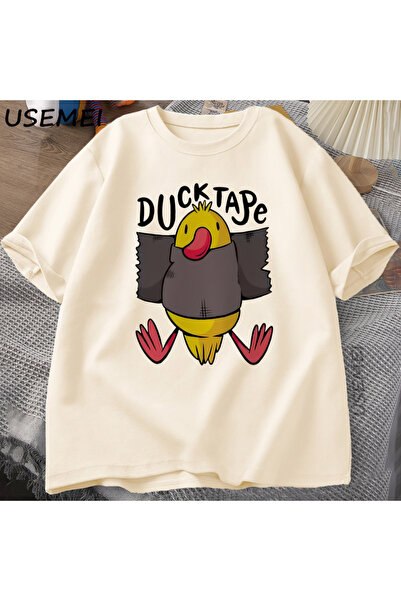 Tarzsokak Αστεία μπλουζάκια Duck Band Print Βαμβακερά μπλουζάκια Ανδρικά Γυνα...