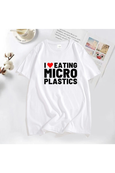 Tarzsokak Аз съм мъжка тениска с микропластичен принт, забавна тениска с микр...