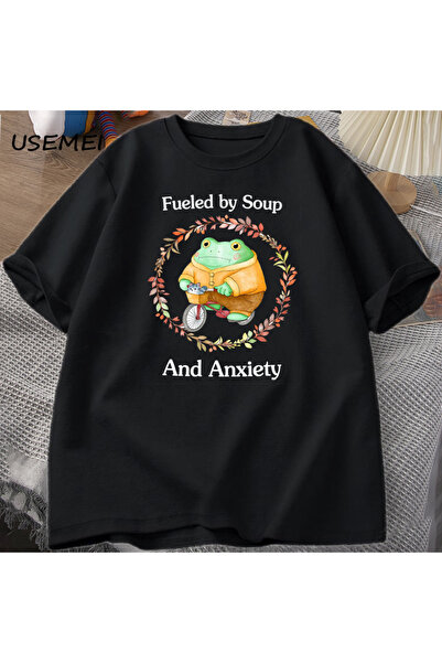 Tarzsokak تي شيرت للحسد والقلق تي شيرت مضحك على شكل ضفدع تي شيرت قطني بأكمام ...