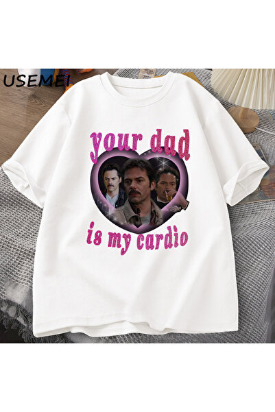 Tarzsokak Tricou Senin babam is my cardio, tricou Daddy Swan, tricou cu impri...