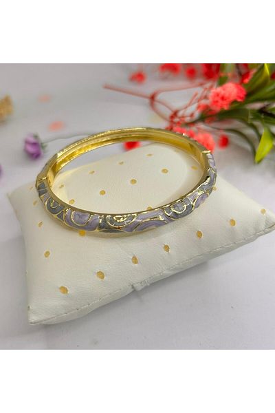 ısıkkonya Stainless Embroidered Crafted Bracelet (Special Locked) [Allergy-Free Product]