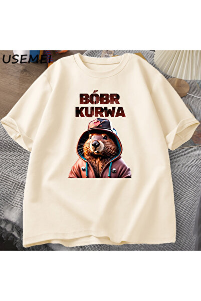 Tarzsokak Tricou bărbați Bober Bóbr Beaver Boberek Tricou din bumbac cu desen...