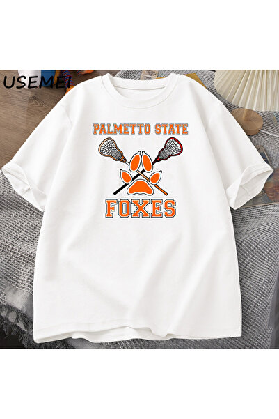 Tarzsokak Palmetto State Foxes Game TEE pentru bărbați, confortabil, cu mânec...