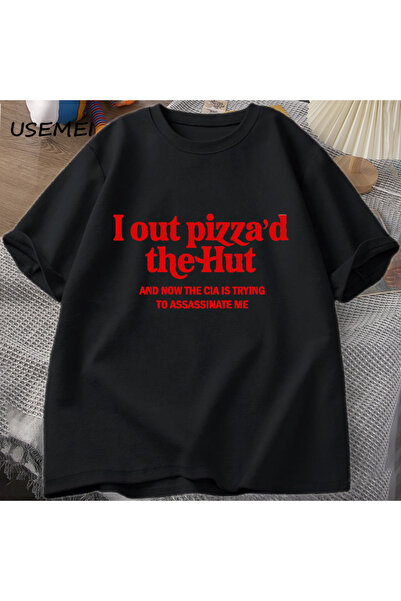 Tarzsokak Tricou cu imprimeu I'm Going Out For Pizza Tricou amuzant pentru bă...