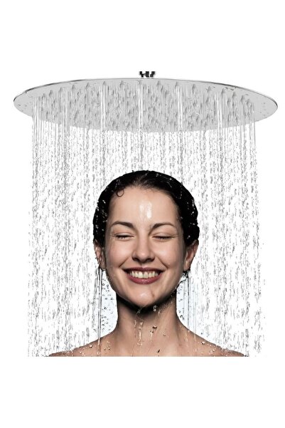 cribeau Round shower head, ultra slim, rain model, diameter 25 cm, Cribeau, made of stainless steel