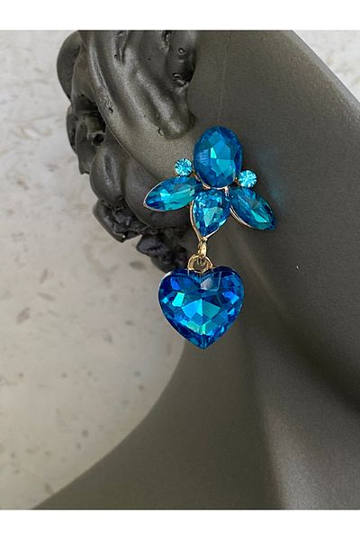 Lucios Evening Dress Heart Earrings