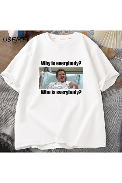 Tarzsokak Pedro Pascal SNL Why Not tricou bărbat amuzant Teepamuk tricou cu m...
