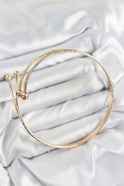 Clariss Brass Topcuk Model Gold Color Women's Pazu Bracelet