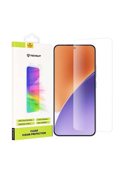 Techsuit Screen Protector for Xiaomi 15 - Clear Vision Glass - Transparent