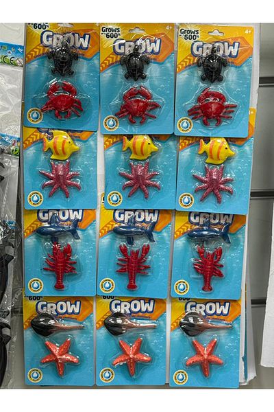 Other "GROW" Expanding Water Toys – Assorted Sea Creature Shapes