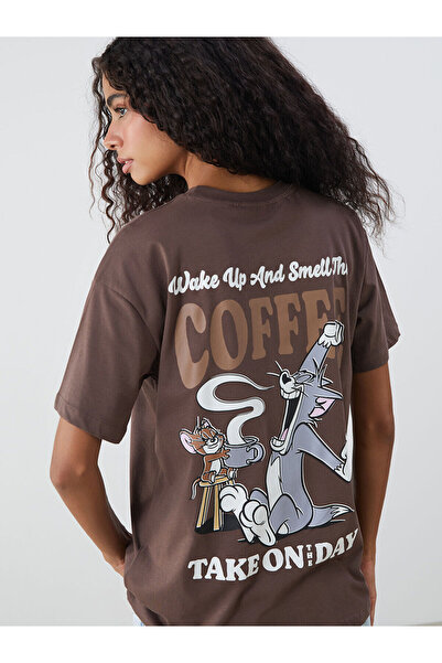 LC Waikiki Визия Нова сезон Колоездене Шейка Том и Джери Печатна дамска тениска