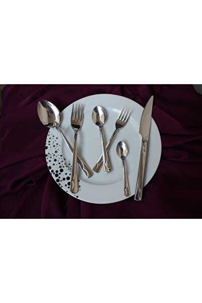 AKSOY ZERDA MODEL 12 KİŞİLİK 60 PARÇA ÇATAL KAŞIK SETİ