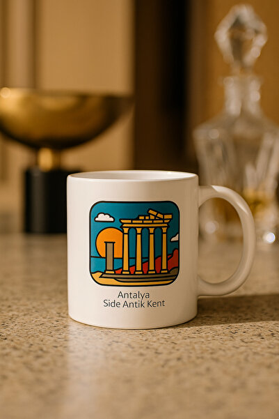 çokaş City Print Gift Tea & Coffee Porcelain Mug Cup