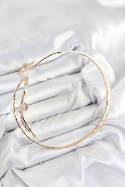 Clariss Brass Snake Model Gold Color Women's Pazu Bracelet