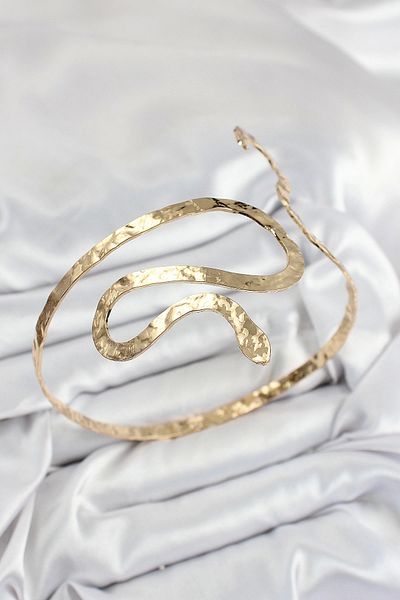 Clariss Brass Snake Model Gold Color Women's Pazu Bracelet