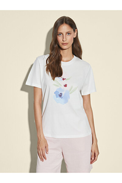 LC Waikiki Özmarka New Season Crew Neck Floral Women's T-Shirt