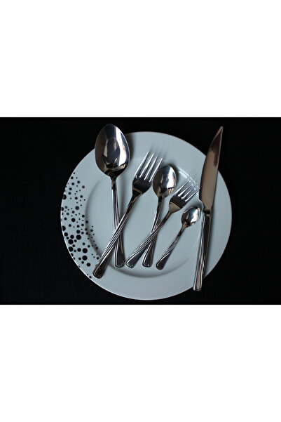 AKSOY RİVA MODEL 12 KİŞİLİK 60 PARÇA ÇATAL KAŞIK SETİ