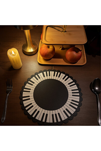 NOSTA Sunum tabak altlığı amerikan servis oval 4 lü